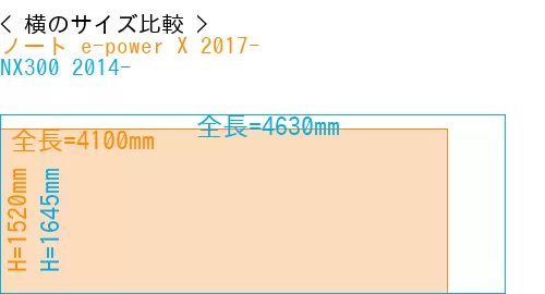 #ノート e-power X 2017- + NX300 2014-